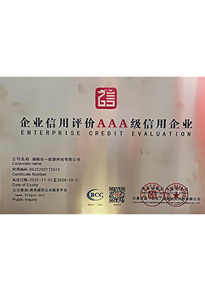 企業(yè)信用評價(jià)AAA級(jí)信用企業(yè)